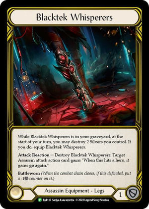 Blacktek Whisperers (Golden) - FAB110 [Flesh and Blood Promo Cards]