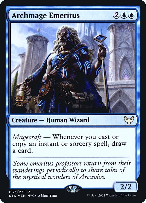 Archmage Emeritus (37s) [Strixhaven: School of Mages Promos]