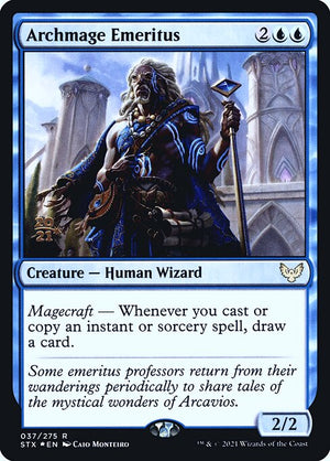 Archmage Emeritus (37s) [Strixhaven: School of Mages Promos]