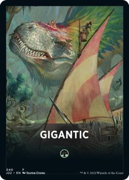 Gigantic Theme Card (40) [Jumpstart 2022]