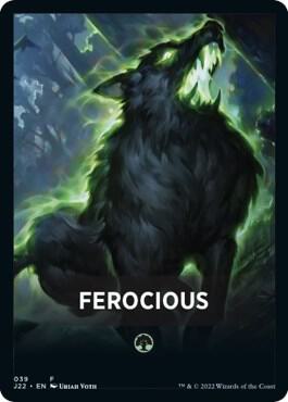 Ferocious Theme Card (39) [Jumpstart 2022]