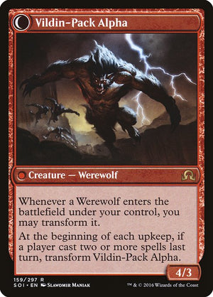 Geier Reach Bandit // Vildin-Pack Alpha (159) [Shadows over Innistrad] Reverse