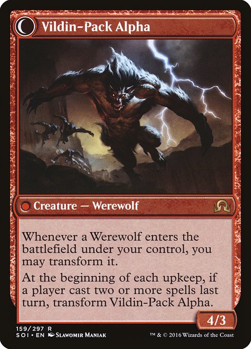 Geier Reach Bandit // Vildin-Pack Alpha (159) [Shadows over Innistrad] Reverse