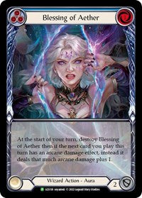 Blessing of Aether (Blue) - LGS118 (LGS118) [Flesh and Blood Promo Cards]