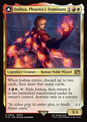 Joshua, Phoenix's Dominant // Phoenix, Warden of Fire (229) [Final Fantasy]