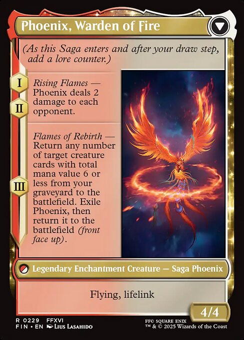 Joshua, Phoenix's Dominant // Phoenix, Warden of Fire (229) [Final Fantasy]