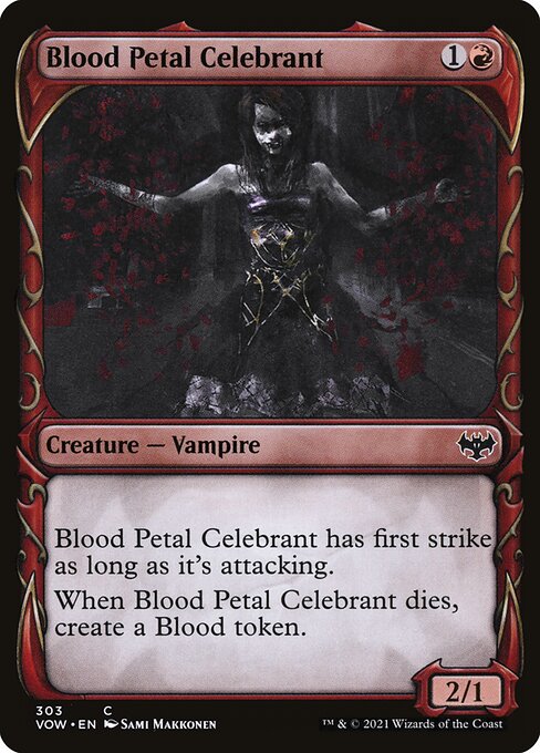 Blood Petal Celebrant (303) [Innistrad: Crimson Vow] [Showcase]
