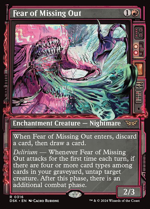 Fear of Missing Out (316) [Duskmourn: House of Horror]