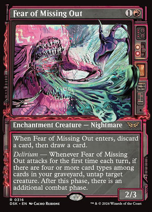 Fear of Missing Out (316) [Duskmourn: House of Horror]