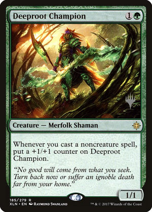 Deeproot Champion (185p) [Ixalan Promos]