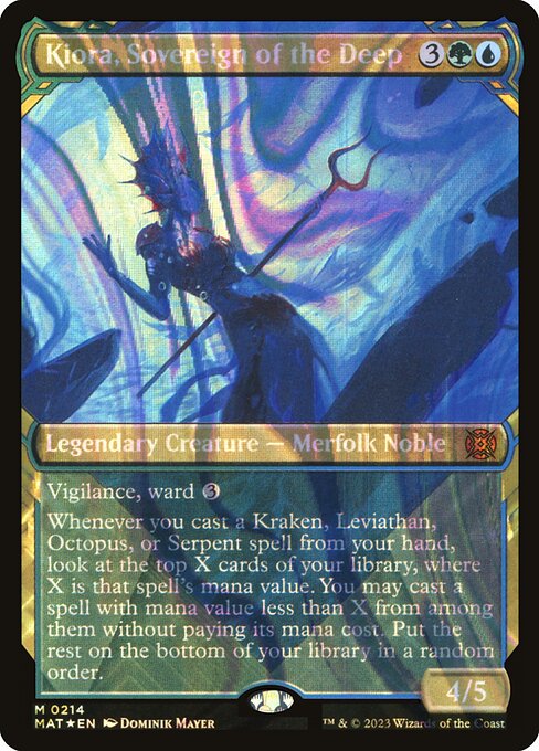 Kiora, Sovereign of the Deep (214) [March of the Machine: The Aftermath] [Showcase]