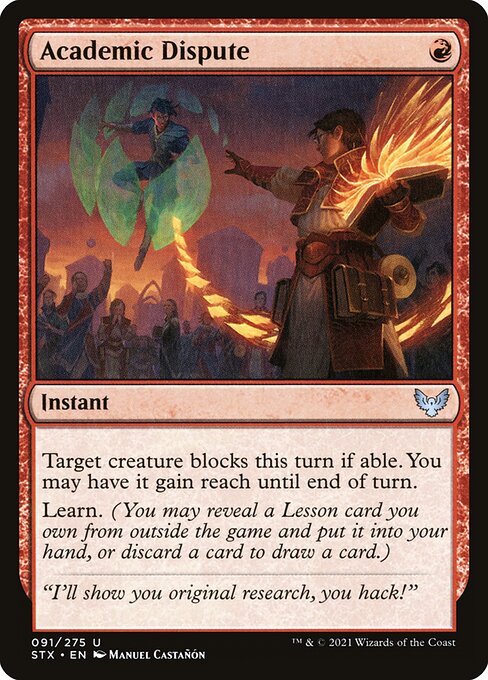 Academic Dispute (91) [Strixhaven: School of Mages]