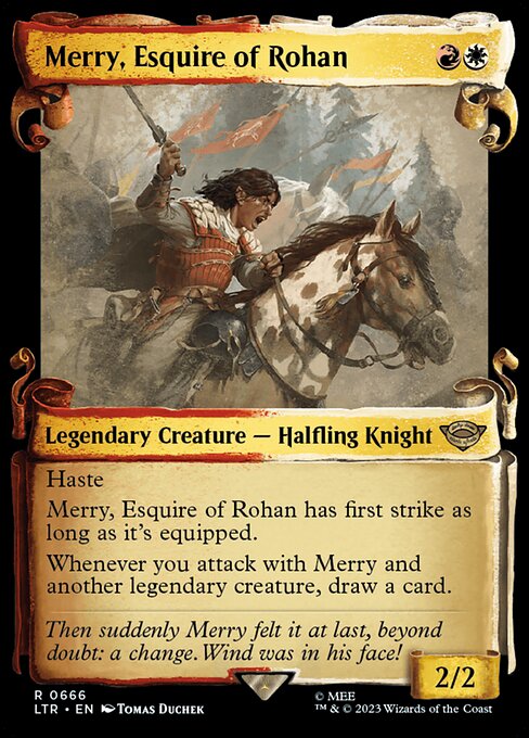 Merry, Esquire of Rohan (666) [The Lord of the Rings: Tales of Middle-earth] [Showcase]