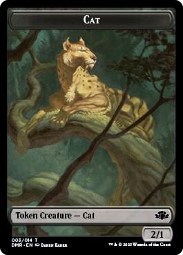 Cat Token (003) (3) [Dominaria Remastered]