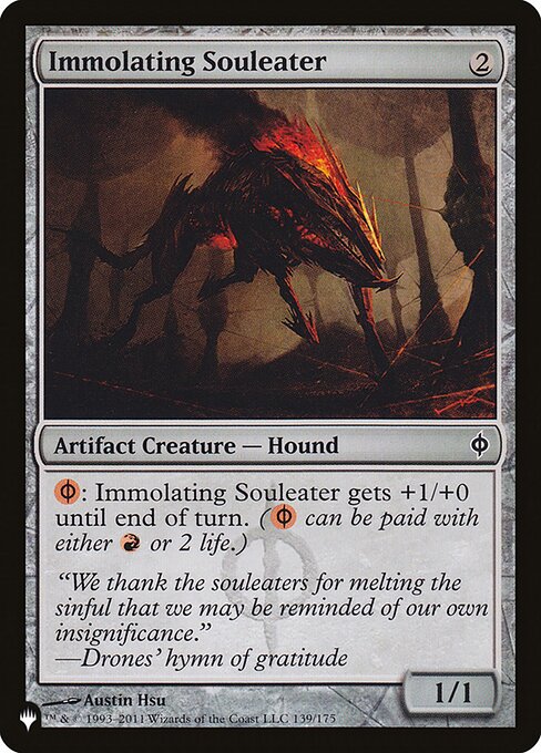 Immolating Souleater (NPH-139) [The List]