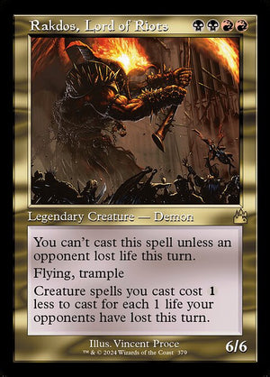 Rakdos, Lord of Riots (379) [Ravnica Remastered]