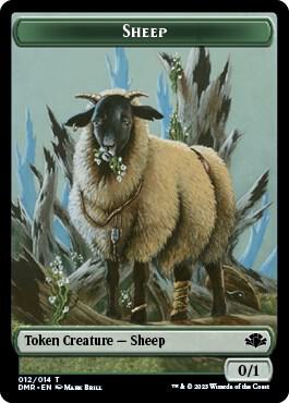 Sheep Token (12) [Dominaria Remastered]