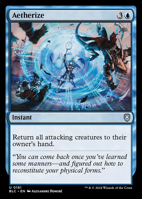 Aetherize (161) [Bloomburrow Commander]