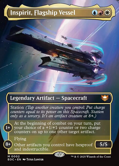 Inspirit, Flagship Vessel (2) [Edge of Eternities Commander]