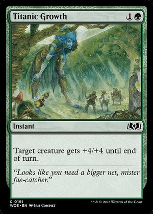 Titanic Growth (191) [Wilds of Eldraine]