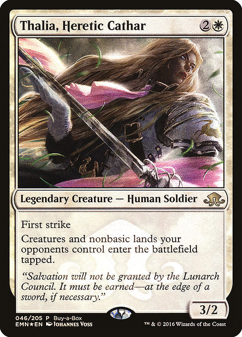 Thalia, Heretic Cathar (46) [Eldritch Moon Promos]