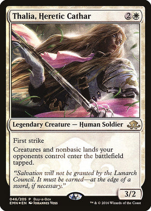 Thalia, Heretic Cathar (46) [Eldritch Moon Promos]