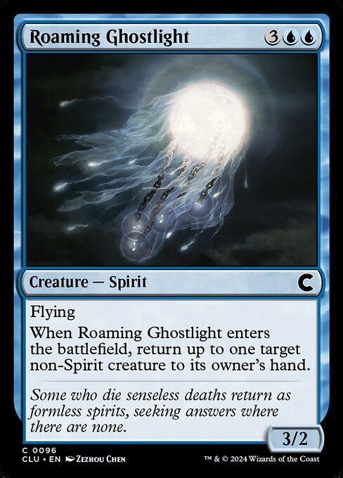 Roaming Ghostlight (96) [Ravnica: Clue Edition]