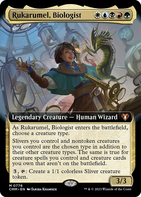 Rukarumel, Biologist (776) [Commander Masters] [Extended Art]