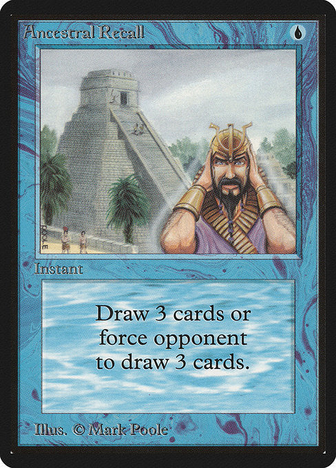 Ancestral Recall (48) [Limited Edition Beta]