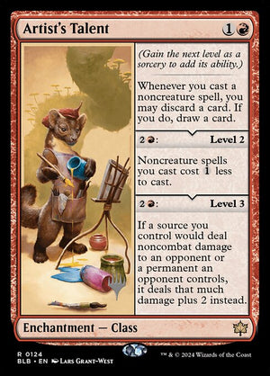 Artist's Talent (124p) [Bloomburrow Promos]