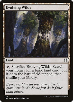 Evolving Wilds (129) [Zendikar Rising Commander]
