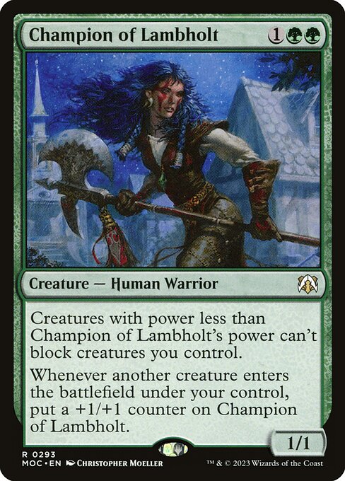 Champion of Lambholt (293) [March of the Machine Commander]
