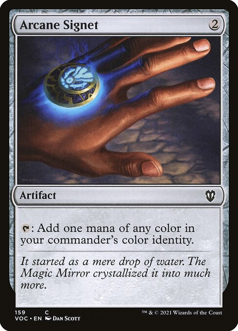 Arcane Signet (159) [Crimson Vow Commander]