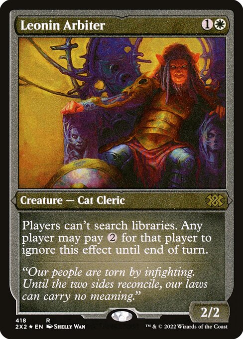 Leonin Arbiter (418) [Double Masters 2022]