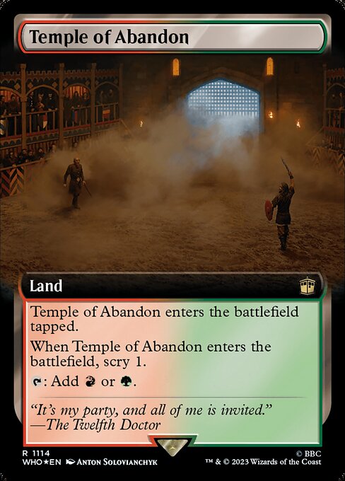 Temple of Abandon (1114) [Doctor Who] [Extended Art]