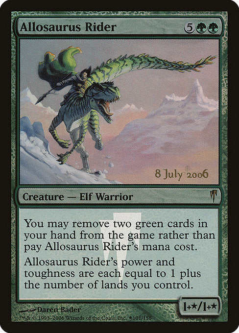 Allosaurus Rider (101★) [Coldsnap Promos]