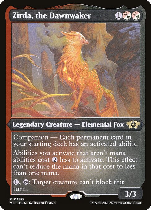 Zirda, the Dawnwaker (130) [Multiverse Legends]
