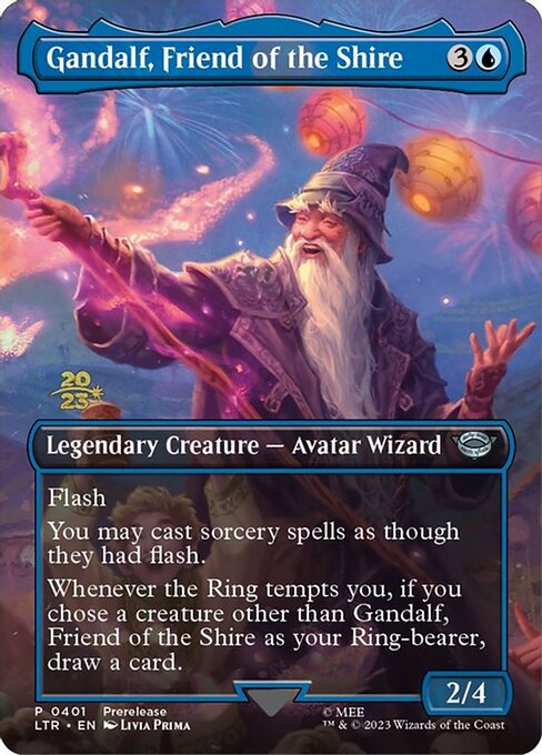 Gandalf, Friend of the Shire (401s) [Tales of Middle-earth Promos] [Borderless]