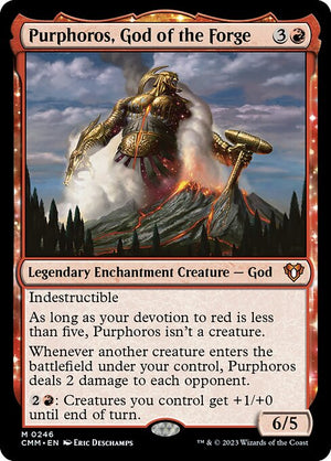 Purphoros, God of the Forge (246) [Commander Masters]