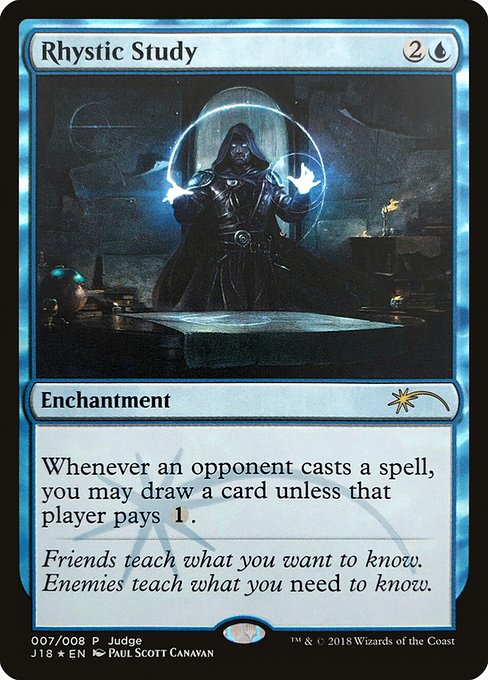 Rhystic Study (7) [Judge Gift Cards 2018]