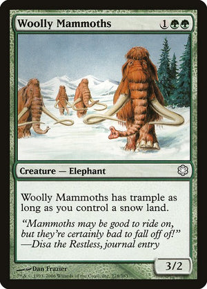 Woolly Mammoths (278) [Coldsnap Theme Decks]