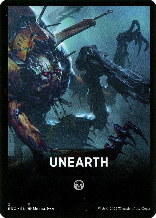 Unearth Theme Card (3) [The Brothers' War]