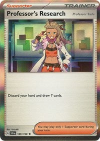 Professor's Research - 189/198 (189/198) [SV01 Scarlet and Violet Base Set]