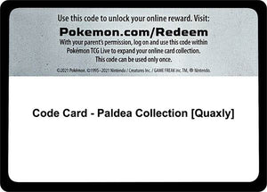 Code Card - Paldea Collection [Quaxly] [SV01 Scarlet and Violet Base Set]