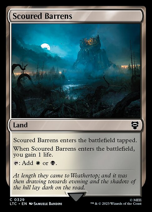 Scoured Barrens (329) [Tales of Middle-earth Commander]