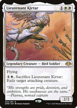 Lieutenant Kirtar (12) [Dominaria Remastered]
