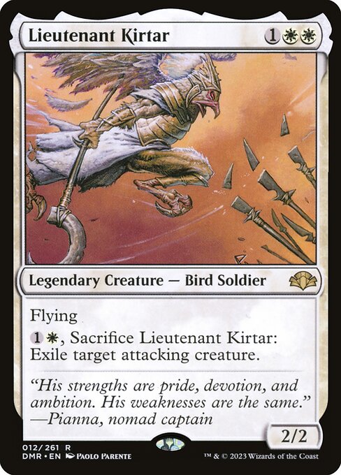 Lieutenant Kirtar (12) [Dominaria Remastered]