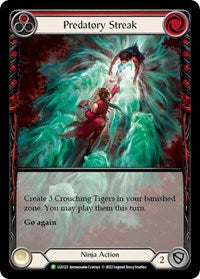 Predatory Streak (Red) - LGS122 (LGS122) [Flesh and Blood Promo Cards]