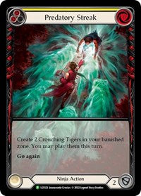 Predatory Streak (Yellow) - LGS123 (LGS123) [Flesh and Blood Promo Cards]