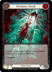 Predatory Streak (Blue) - LGS124 (LGS124) [Flesh and Blood Promo Cards]
